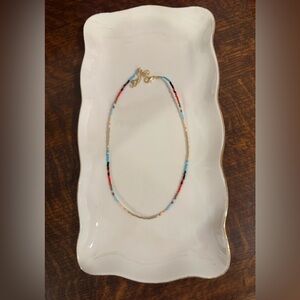 Erin McDermott Tiny Beaded Choker Necklace